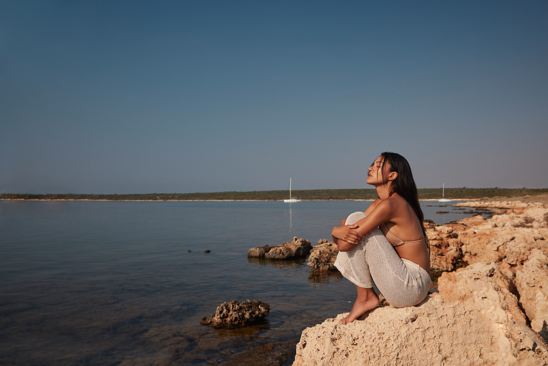 Didim coastal landscape with turquoise waters